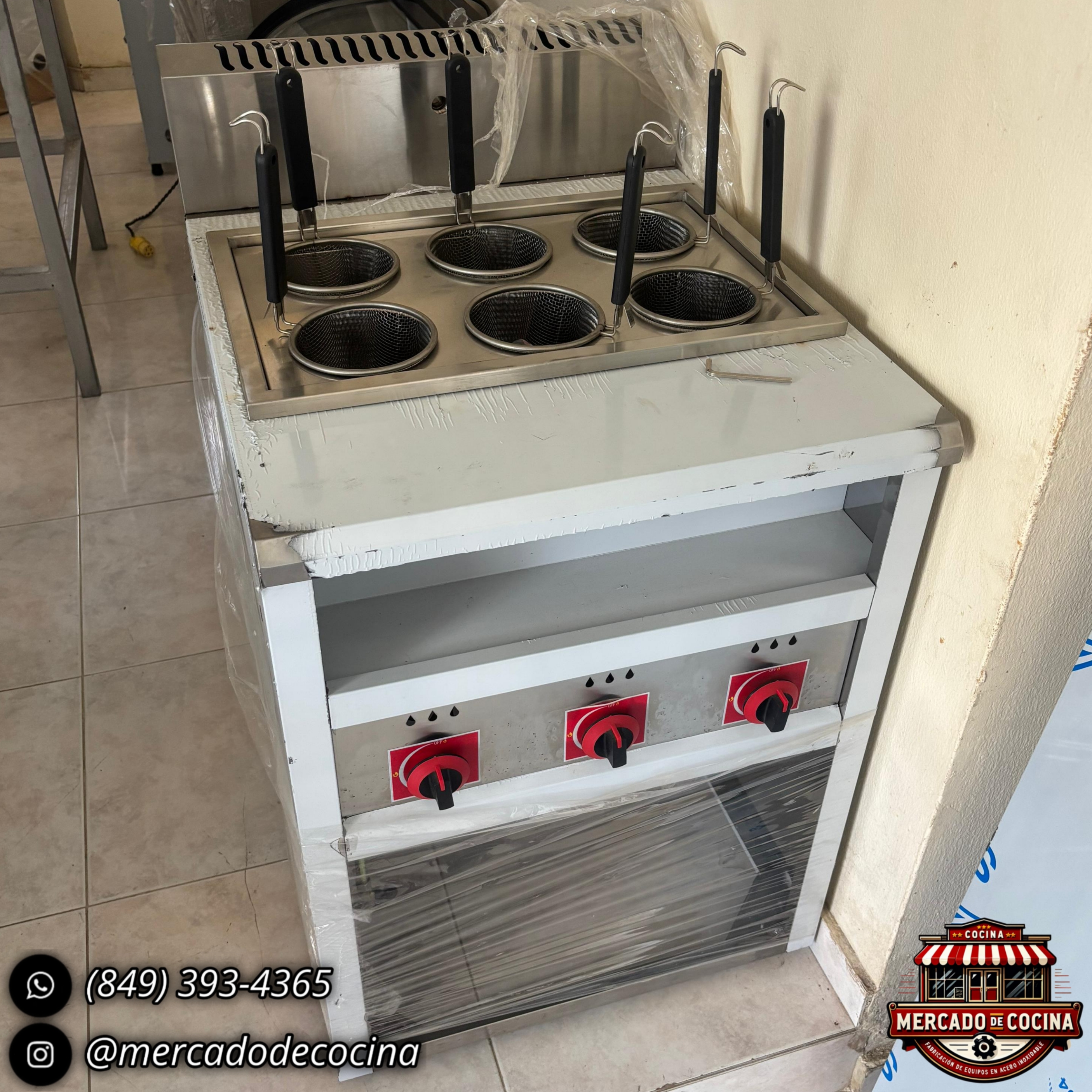 Cocedora de pastas 6 porciones