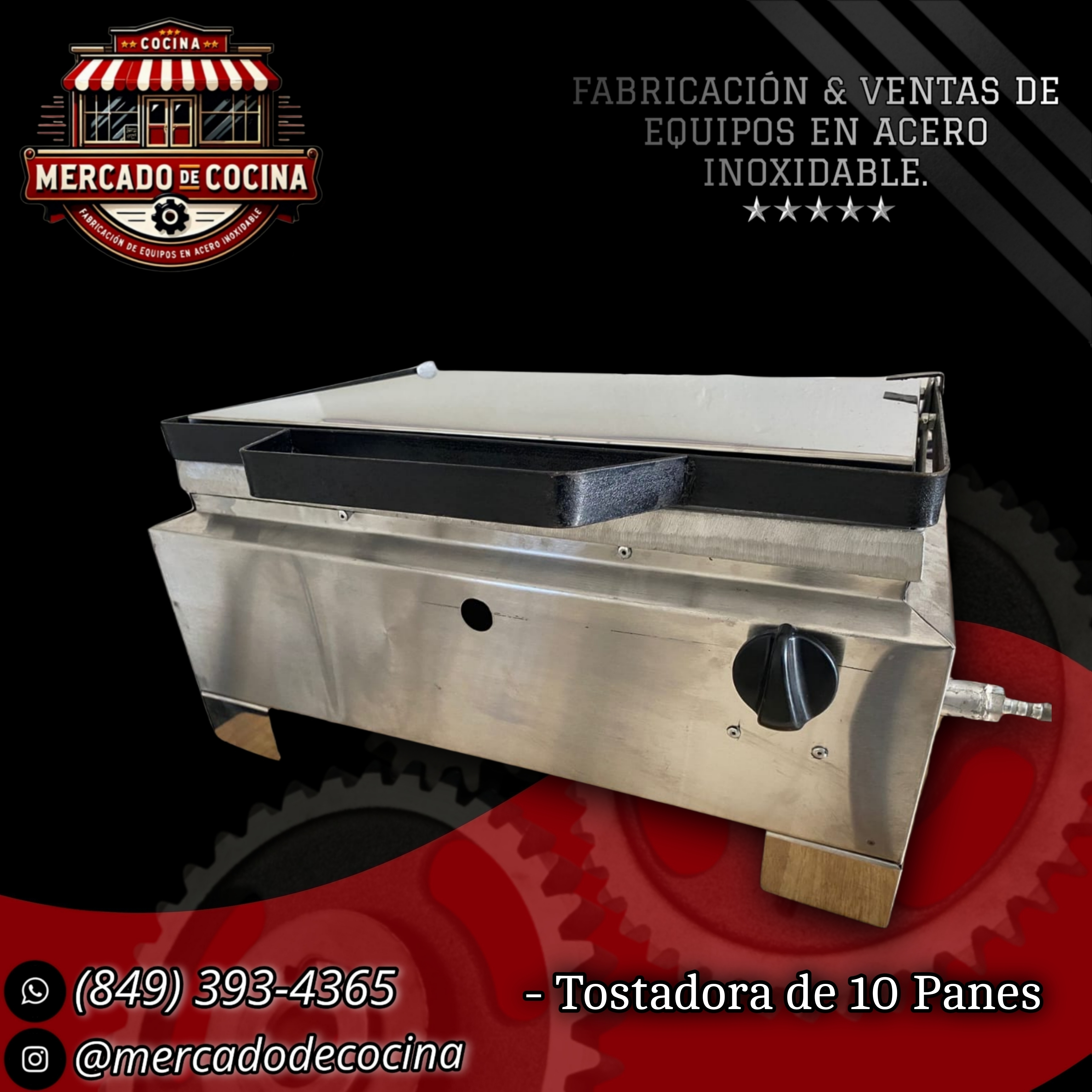 Tostadora de gas 10P