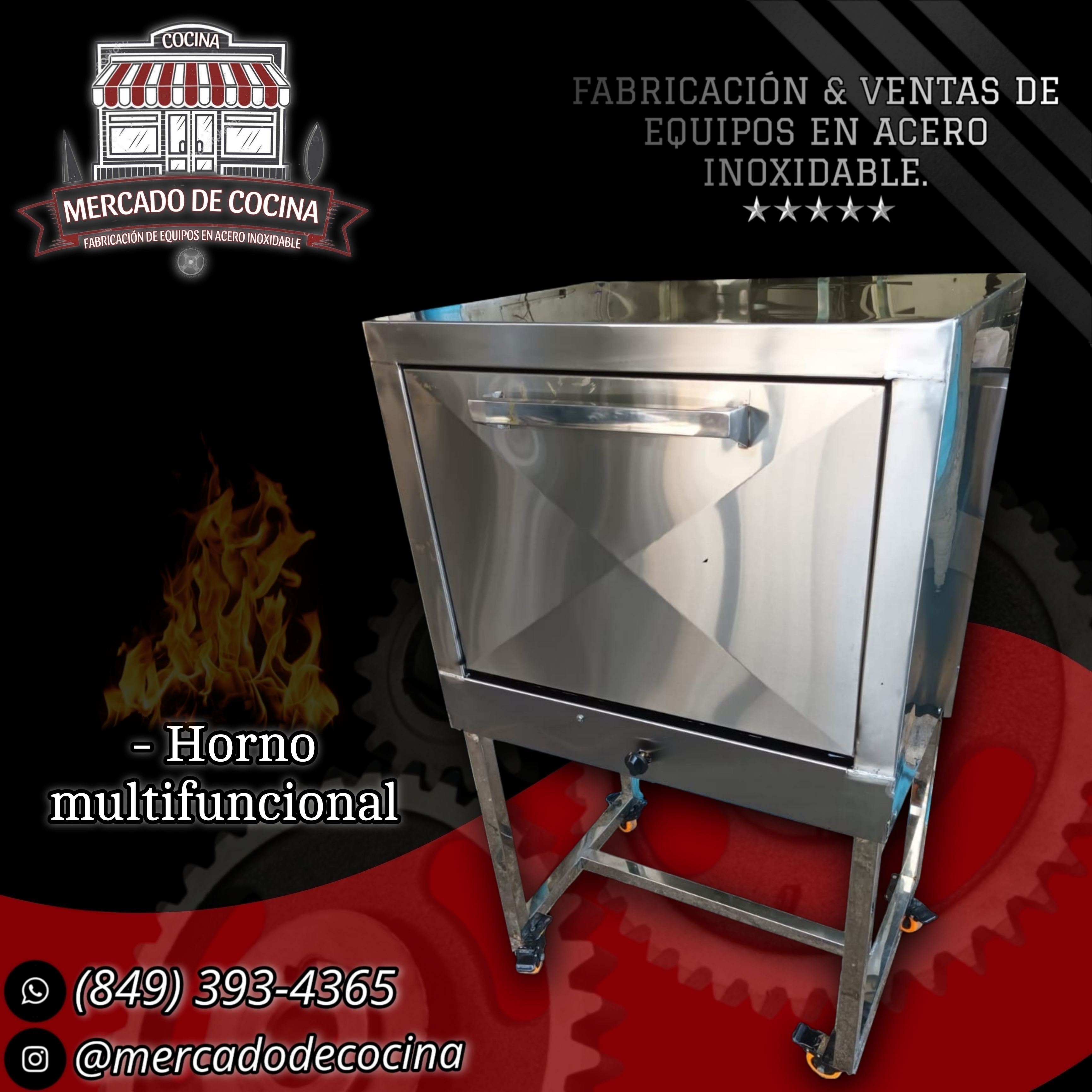 Horno multifuncional 4 bandejas mod-ECO