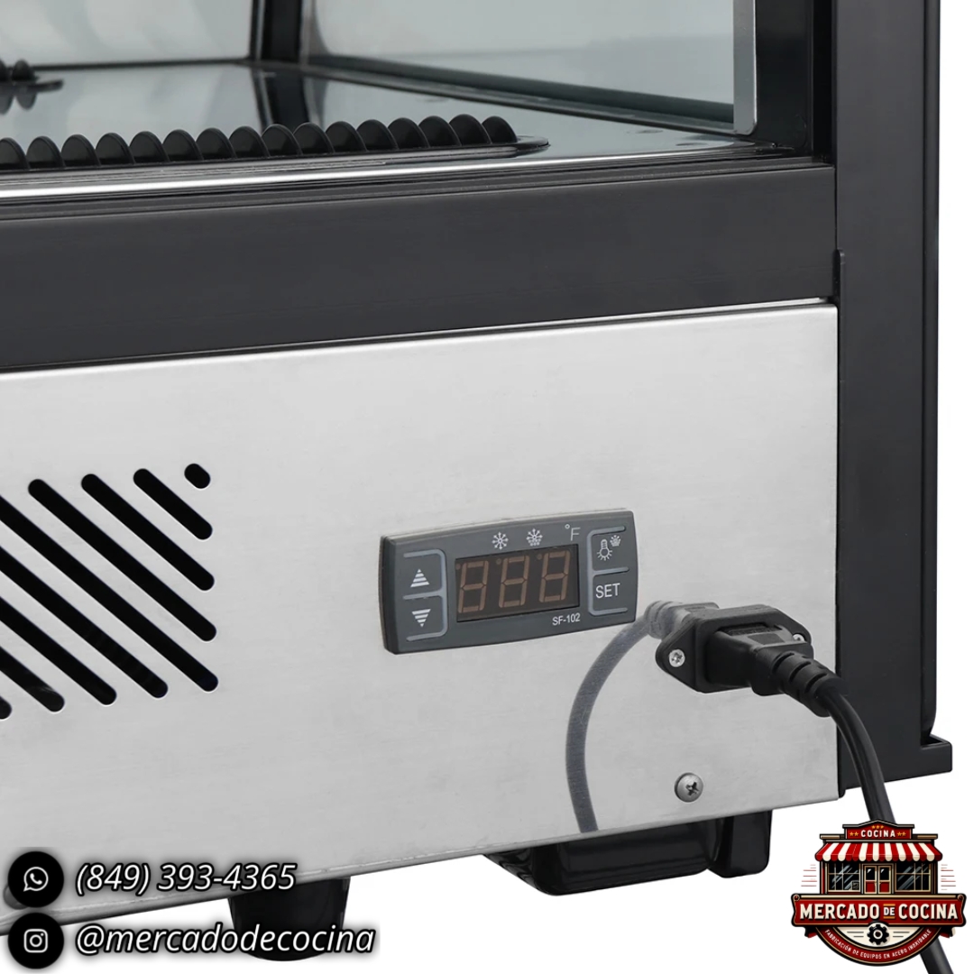 Vitrina fría para postres de 35"pulgadas