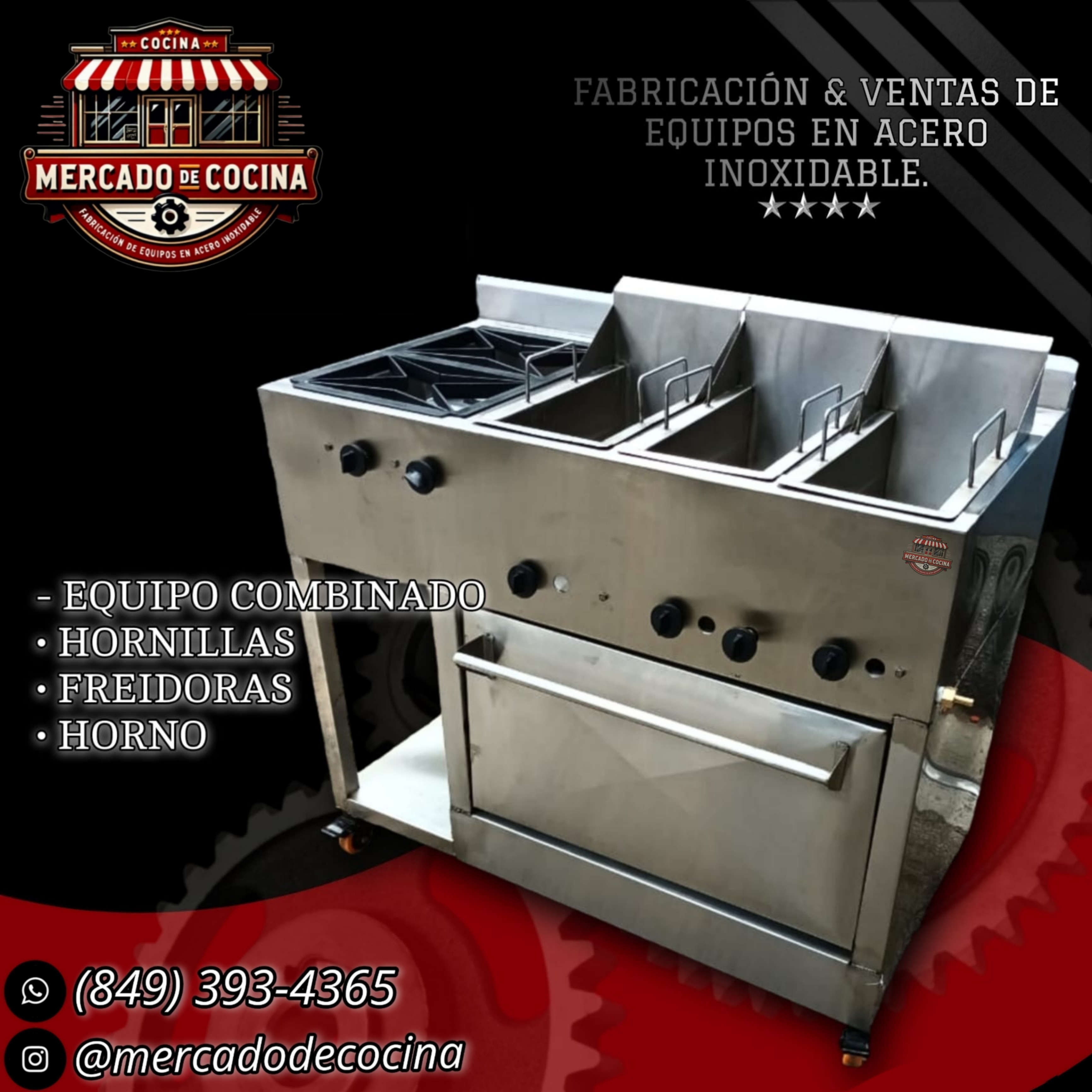 Equipo combinado con horno multifuncional (4'Pie) mod-ECO #3