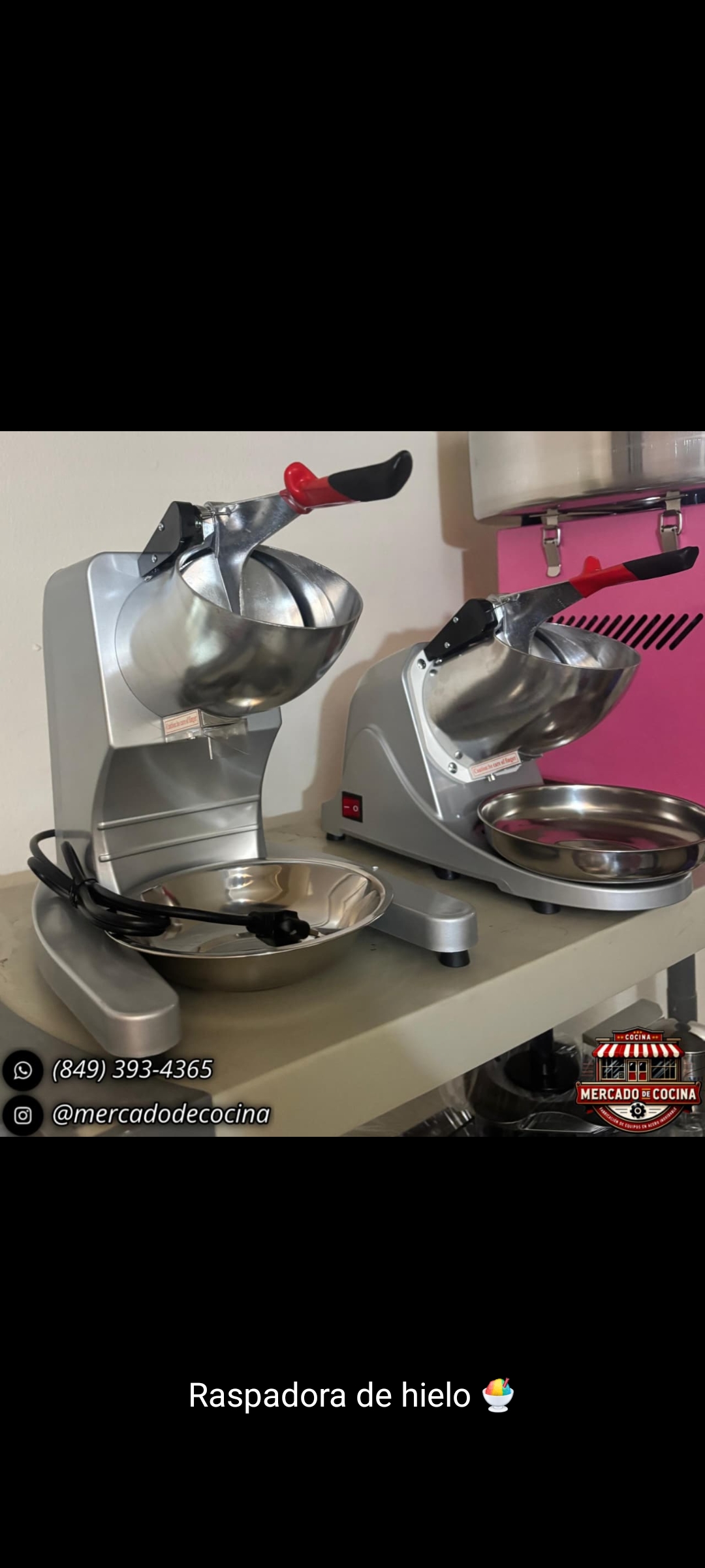 Raspadora de hielo grande