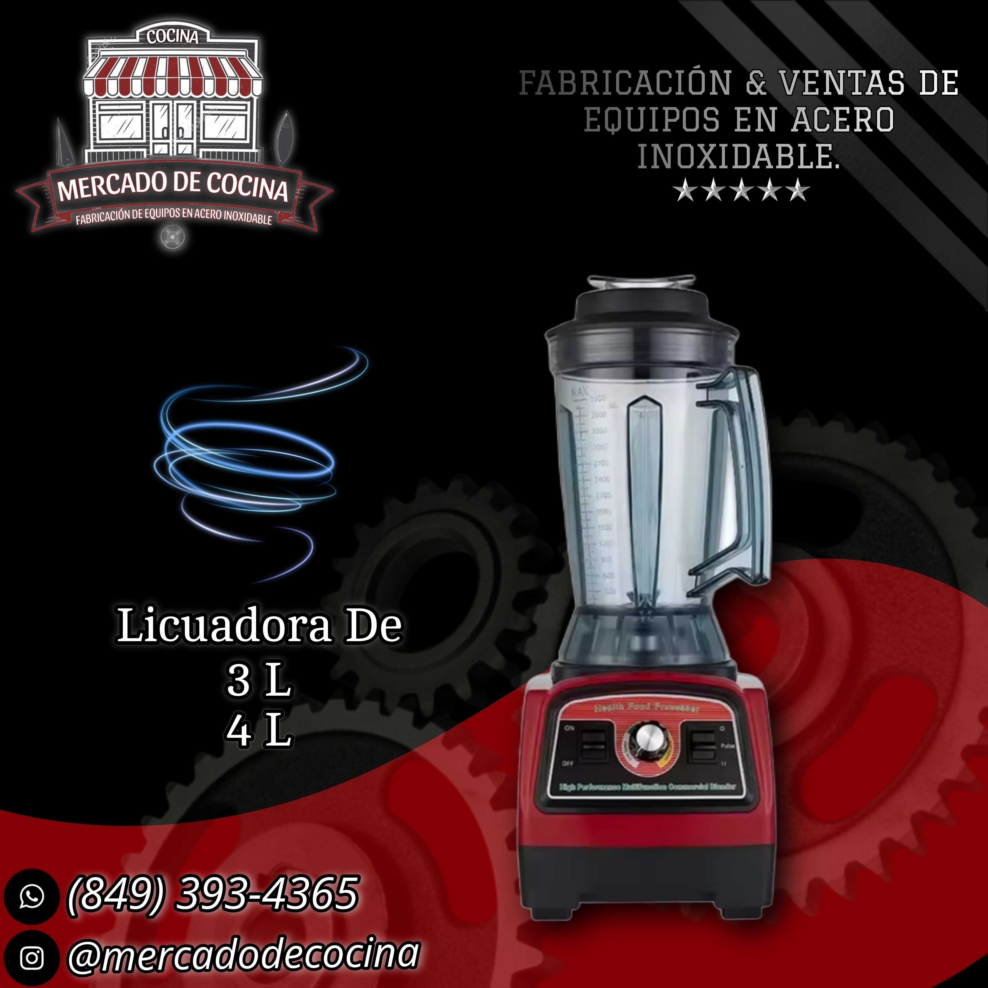 Licuadora de 3.9L