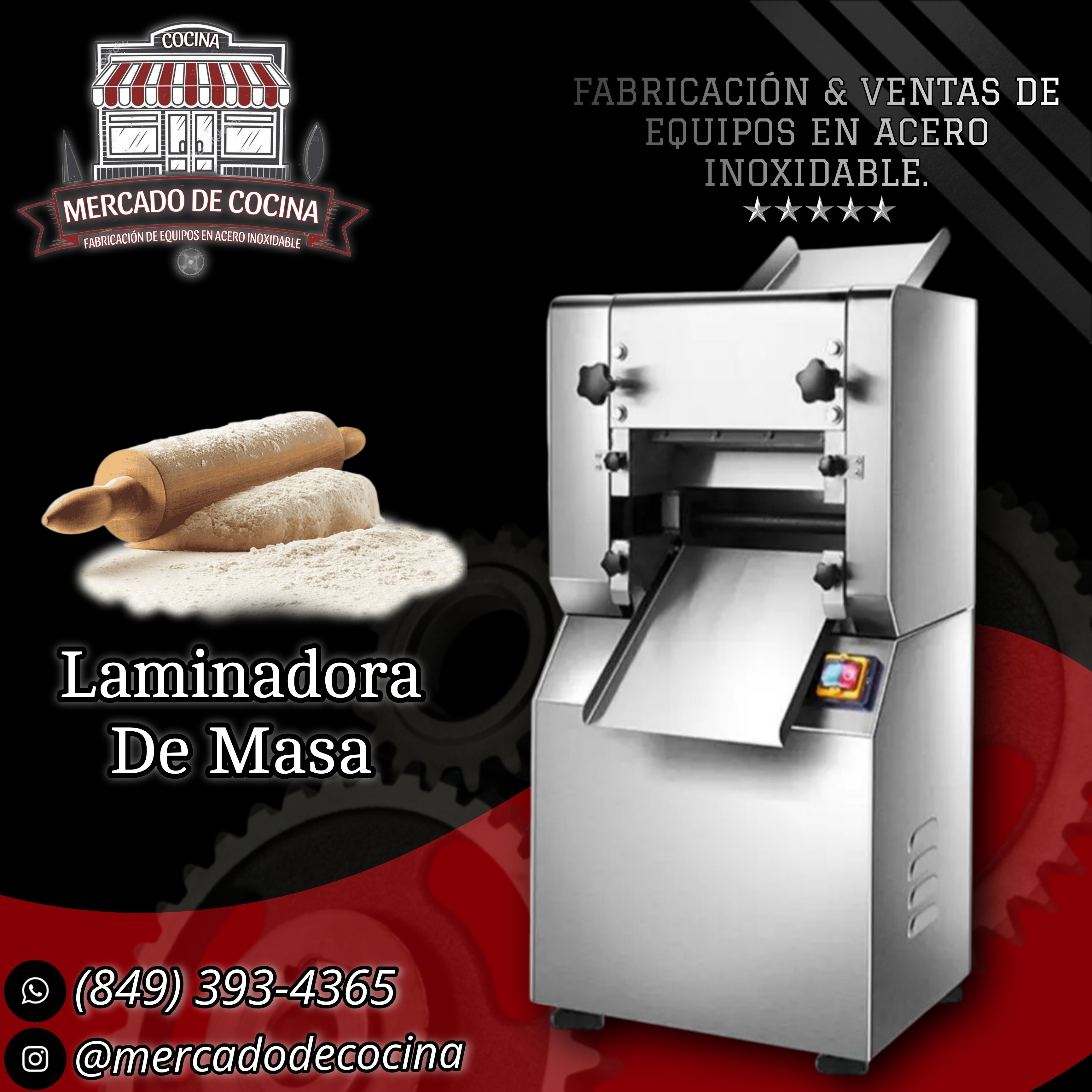 Laminadoras prensadora de masa