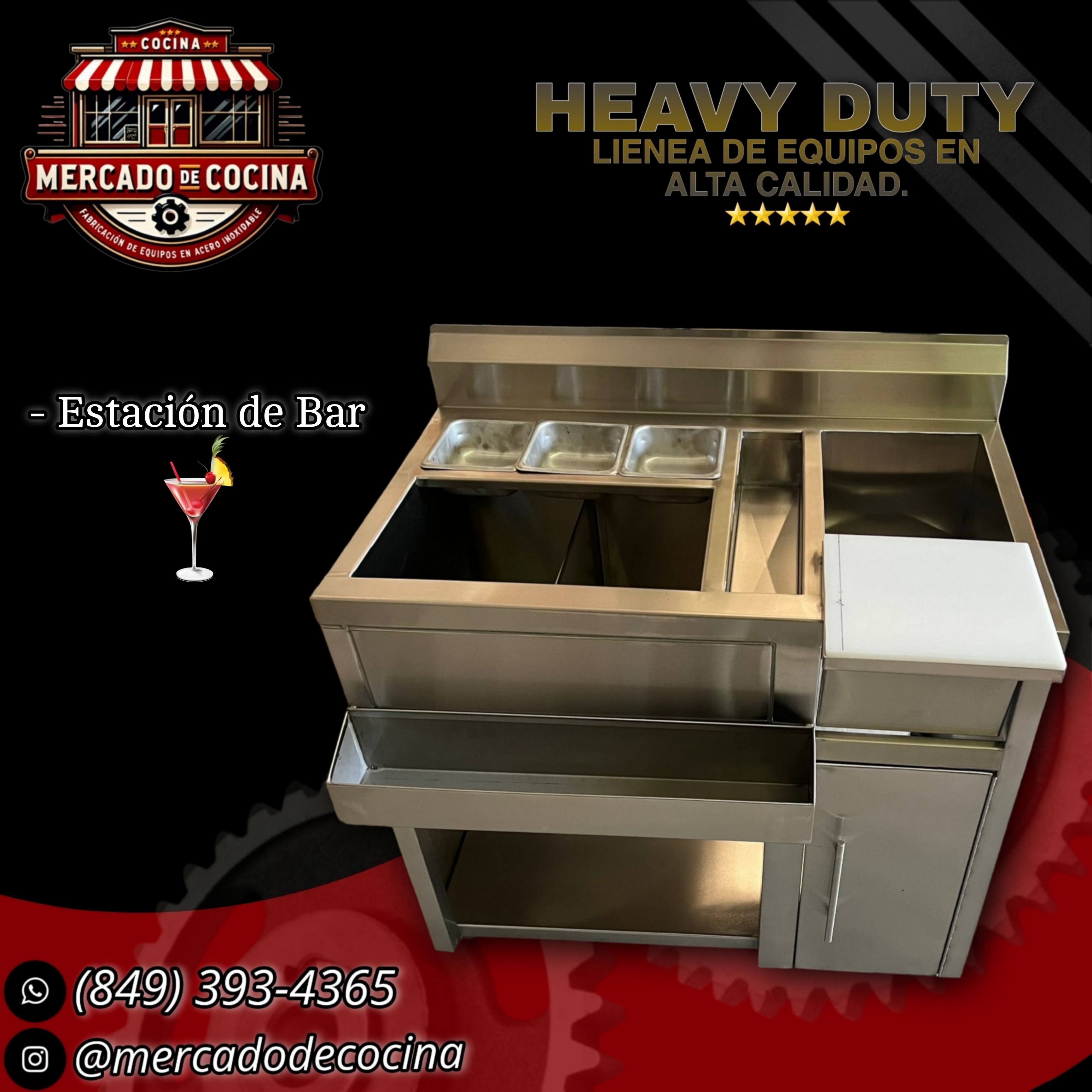 Estación de bar (4'Pie)