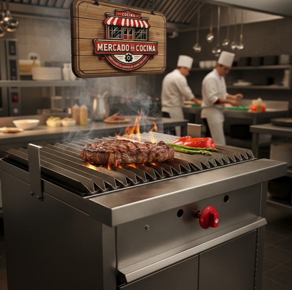 Grill de asado 24" con gabinete cerrado