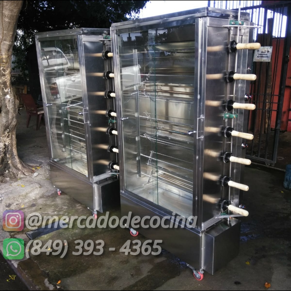 Horno rostizador (20 pollos) mod-PRO