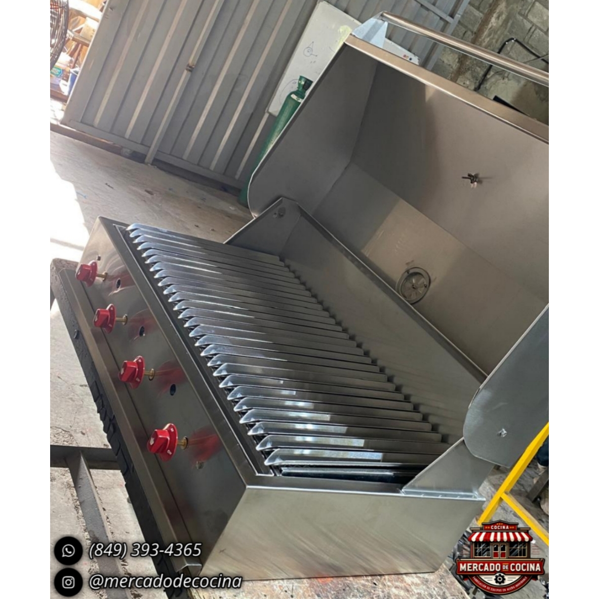 Asador BBQ 40" mod-PRO empostrable 
