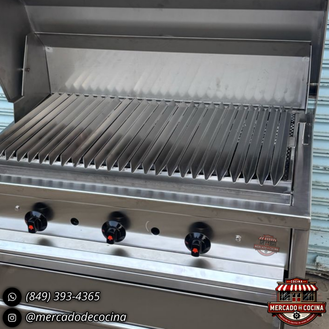 Asador BBQ (dual) con Caja China