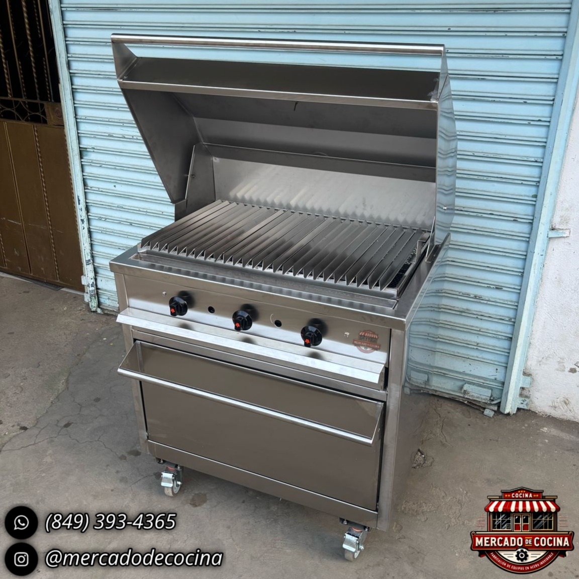 Asador BBQ (dual) con Caja China