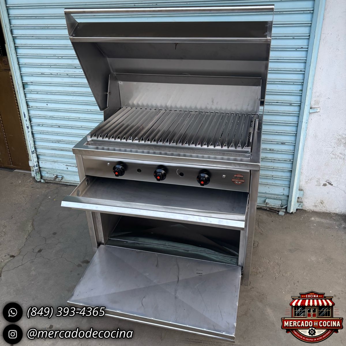 Asador BBQ (dual) con Caja China
